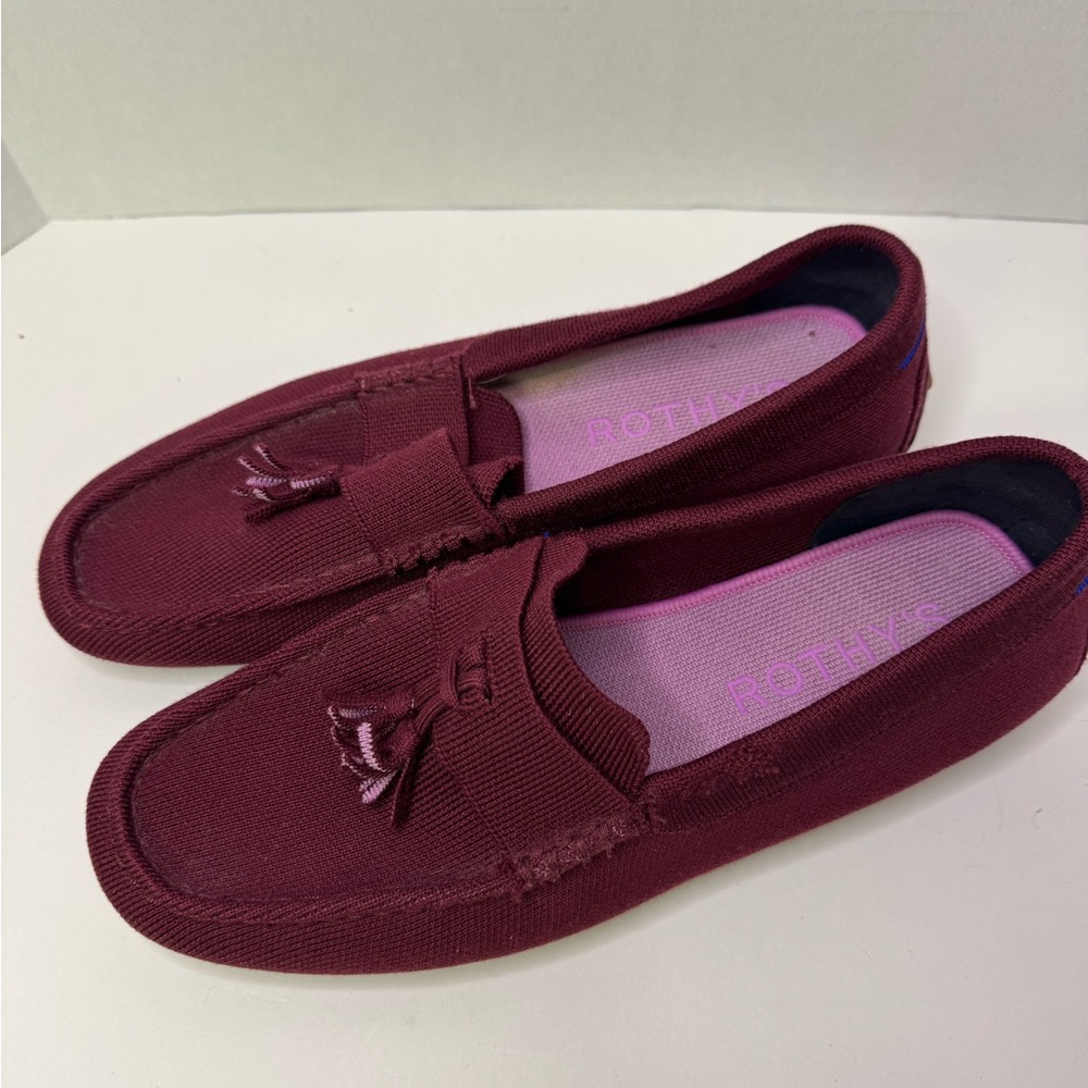 Rothy's Men's Deep Red Loafers